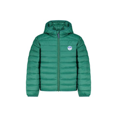North Sails Giubbotto Bambino Verde con Cappuccio Water Resistant Logo