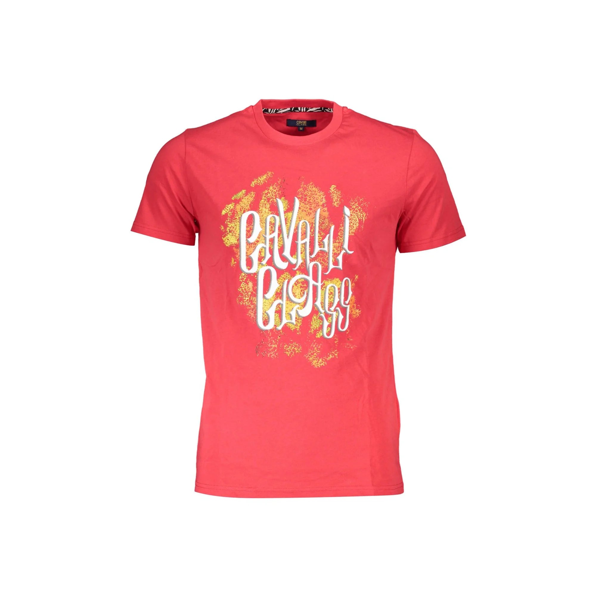 CAVALLI CLASS T-SHIRT MANICHE CORTE UOMO ROSSO