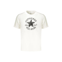 Converse T-Shirt Maniche Corte Uomo Bianca Stampa Logo