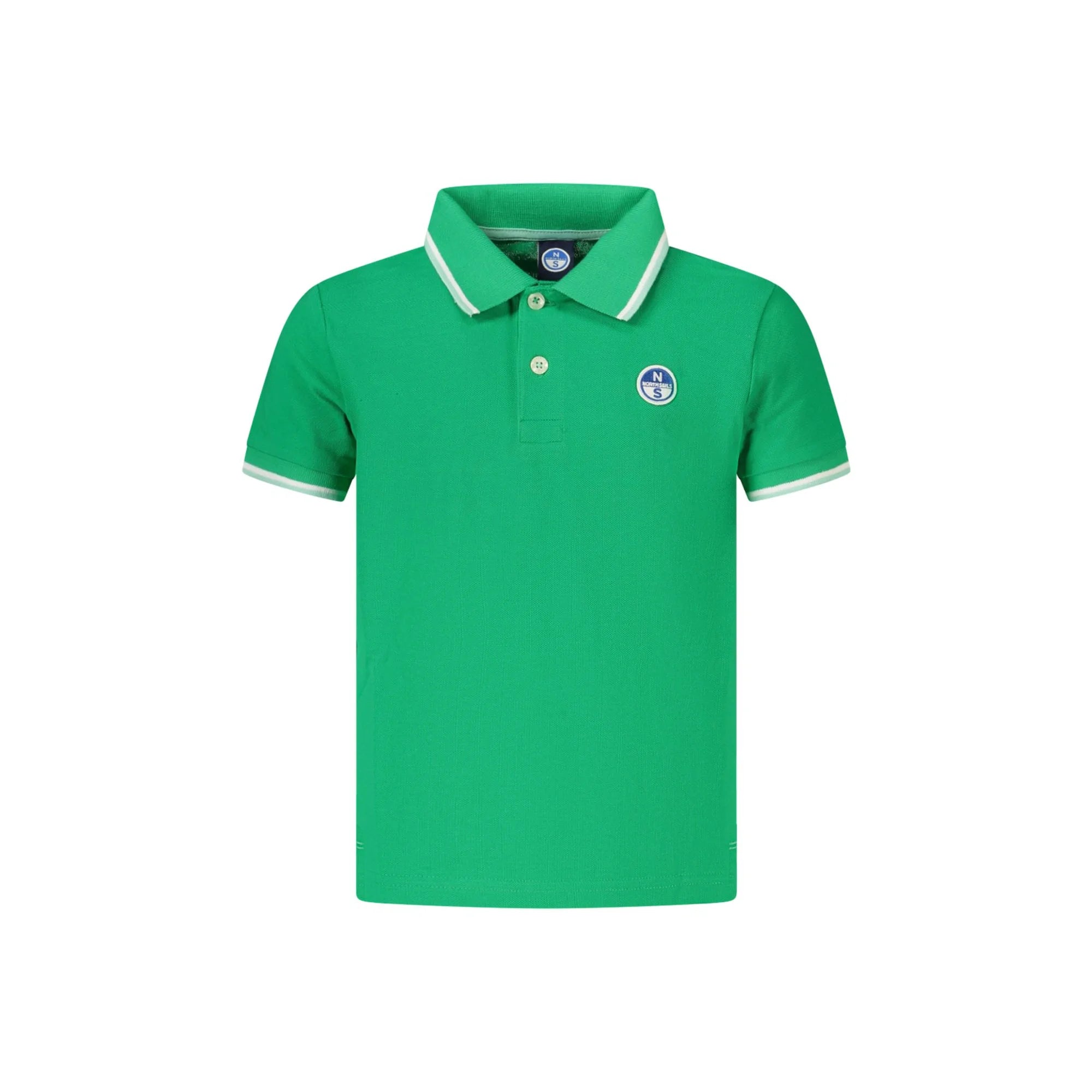 NORTH SAILS POLO MANICHE CORTE BAMBINO VERDE