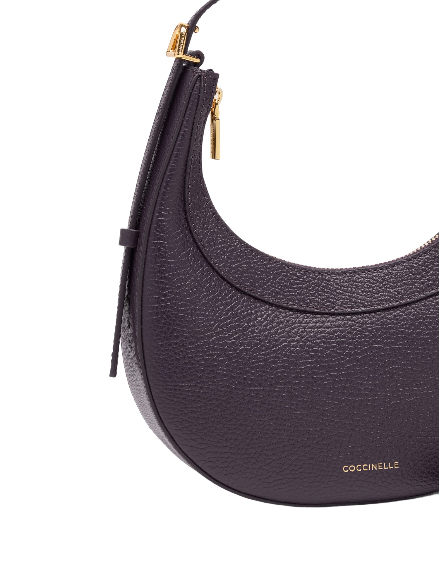 COCCINELLE Borsa Donna a Spalla e Tracolla Viola, In Vera Pelle, Whisper