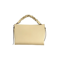 Coccinelle Borsa a Tracolla Pelle Donna Beige Logo