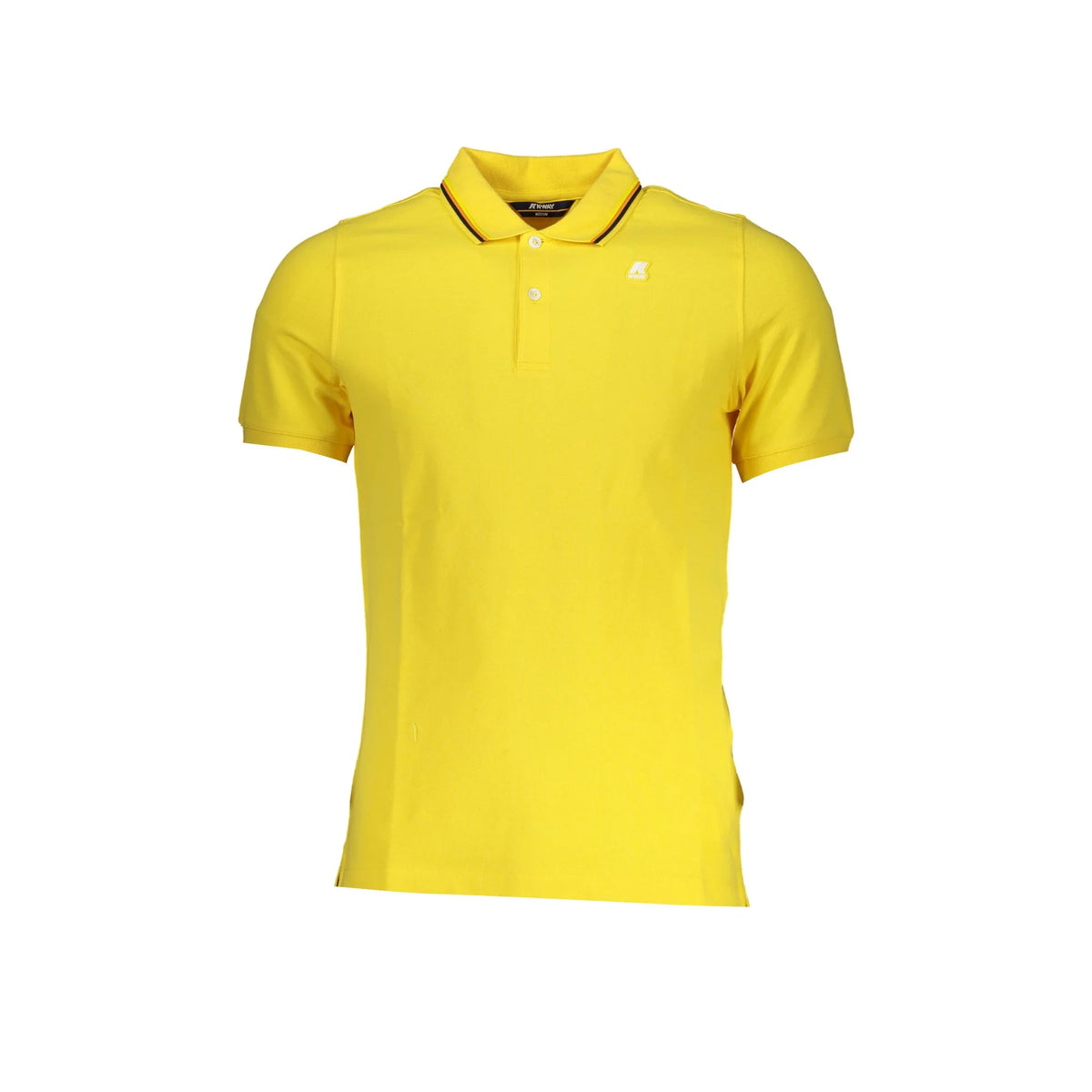 K-WAY POLO MANICHE CORTE UOMO GIALLO
