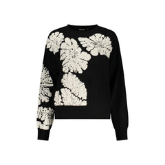 Desigual Maglia Donna Nera Logo