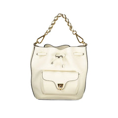 Coccinelle Borsa a Tracolla Pelle Donna Bianca Logo