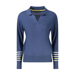 North Sails Malha Feminina Azul Logo