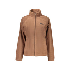 Columbia Felpa Maniche Lunghe Donna Marrone Zip