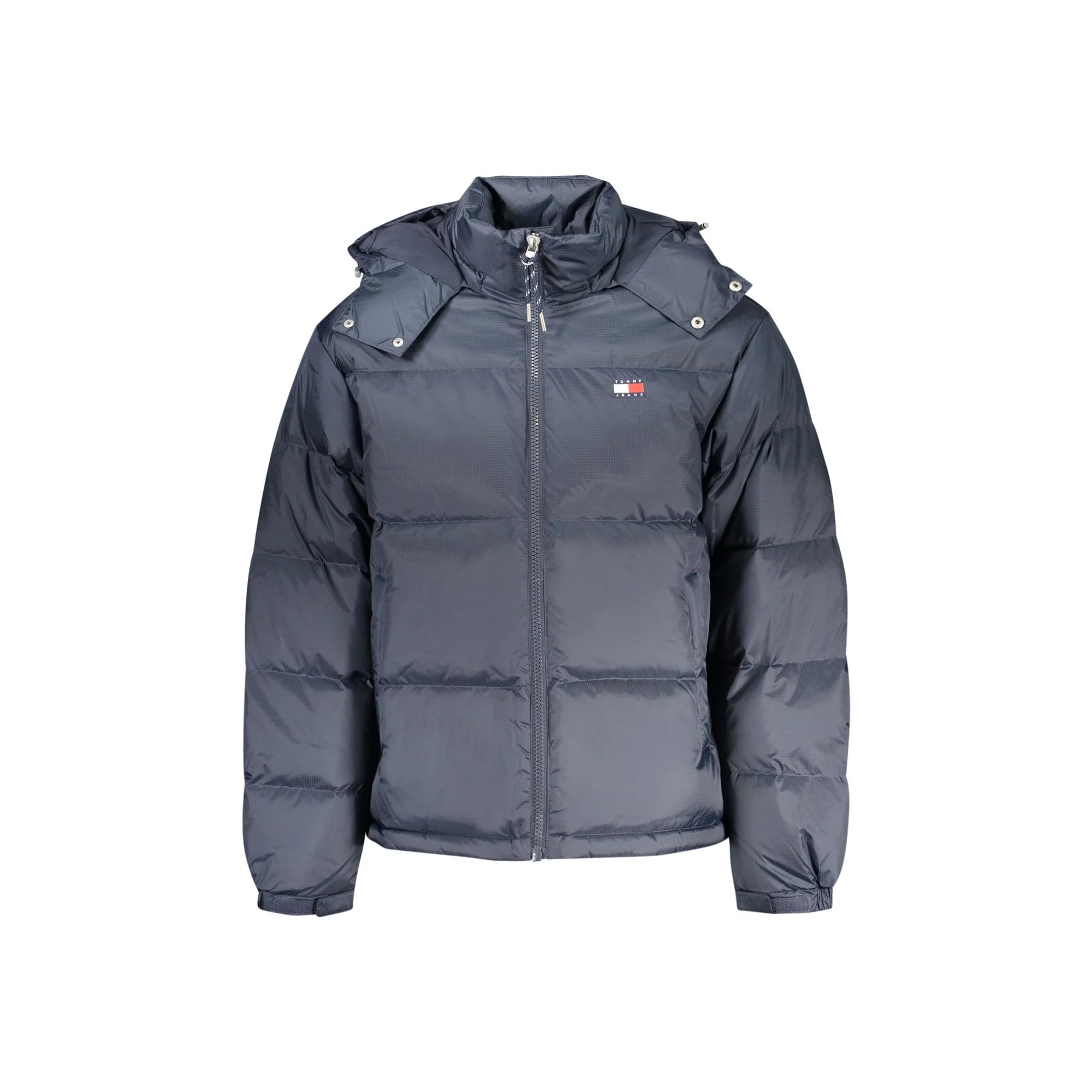 Tommy Hilfiger Giubbotto Uomo Blu Cappuccio Removibile Water Logo Giubbotti e Giacche - foto prodotto