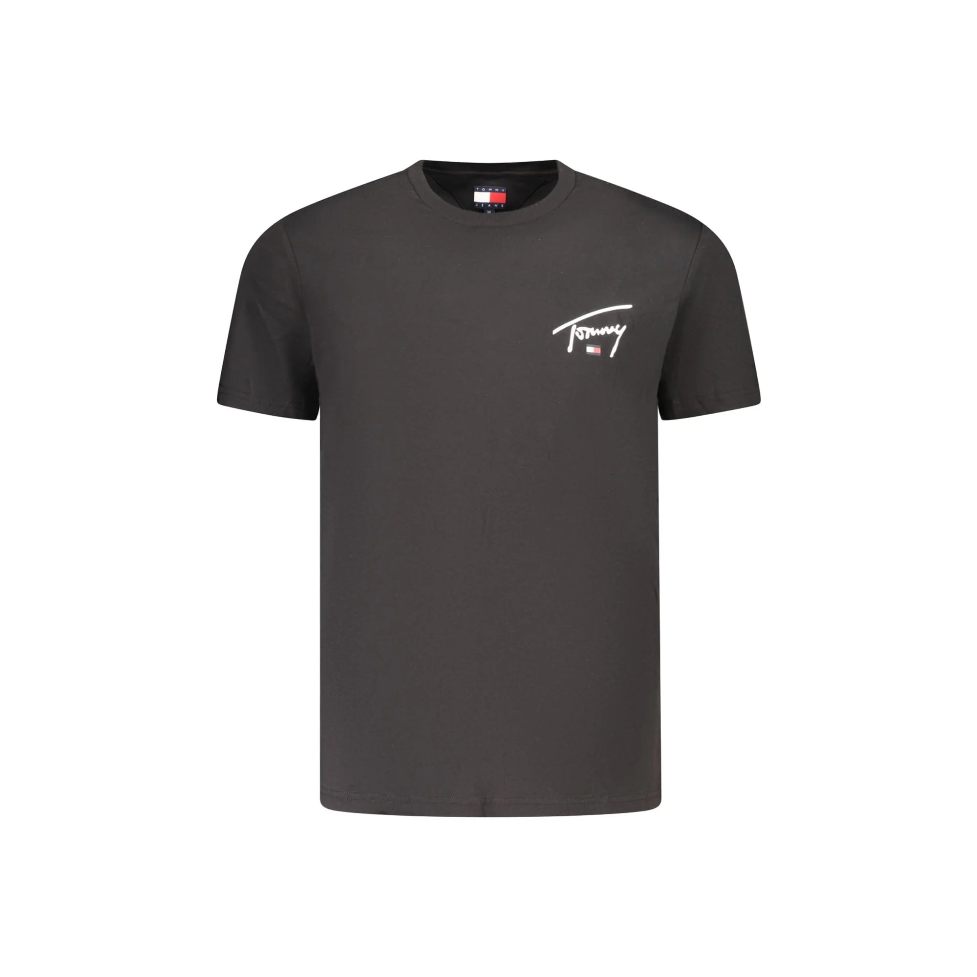 TOMMY HILFIGER T-SHIRT MANICHE CORTE UOMO NERO