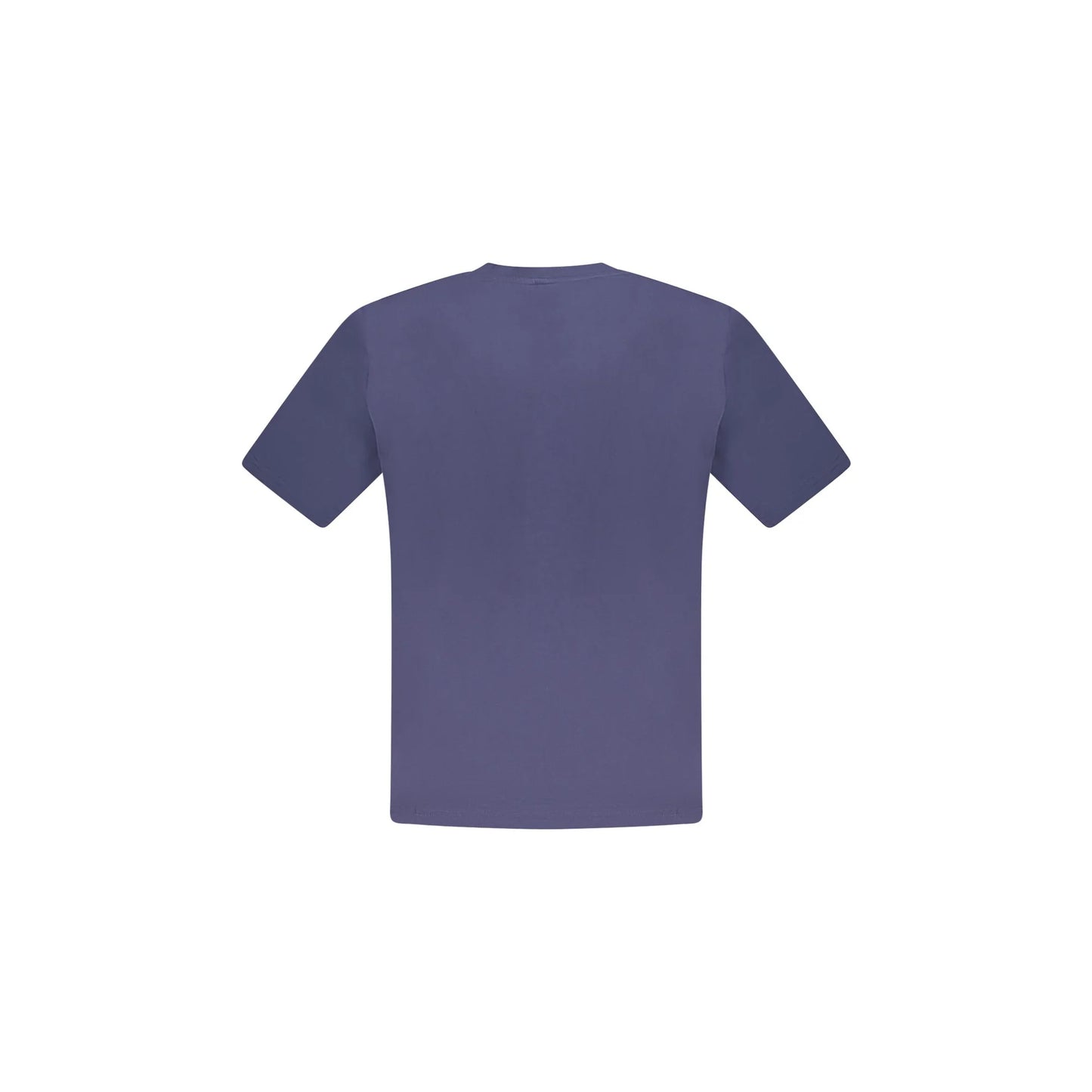 North Sails T-Shirt Uomo Blu Girocollo Cotone Stampa Logo - vista 2