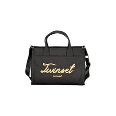 Twinset Τσάντα Χιαστί Γυναίκα Μαύρη Κέντημα