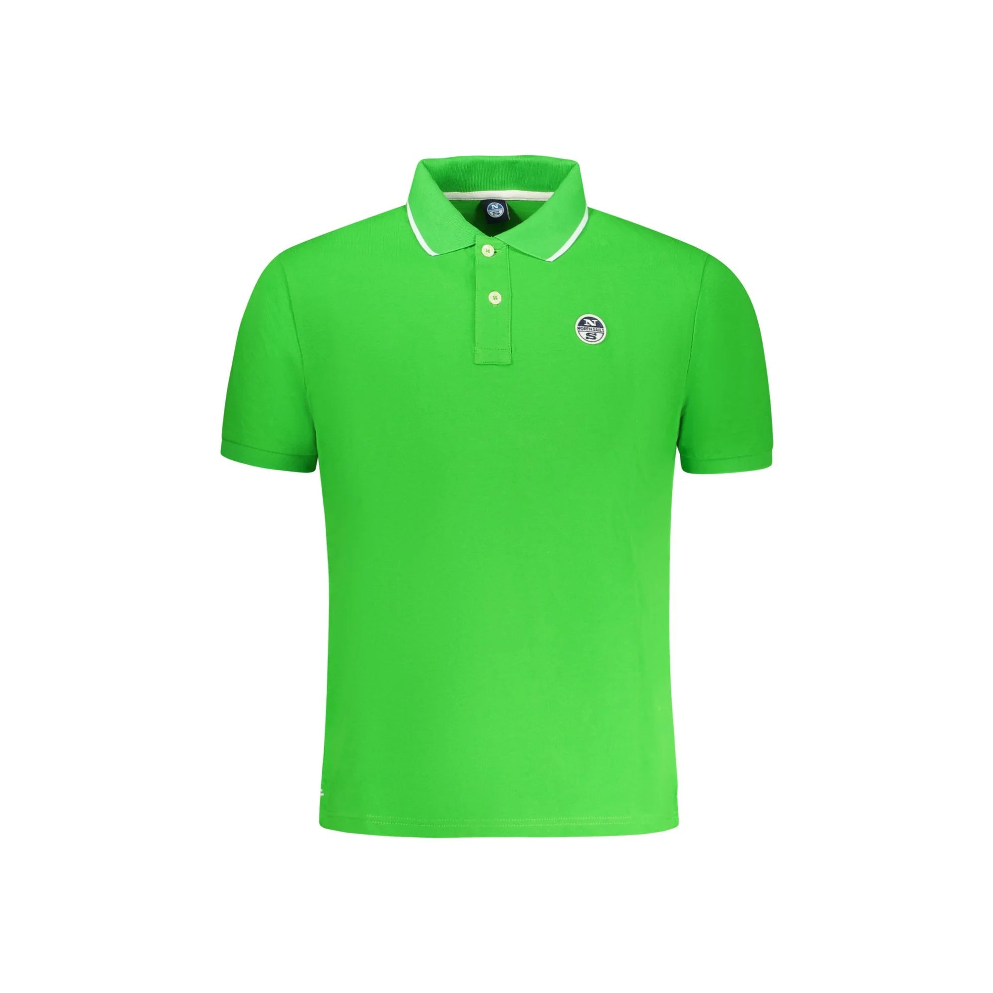 NORTH SAILS POLO MANICHE CORTE UOMO VERDE