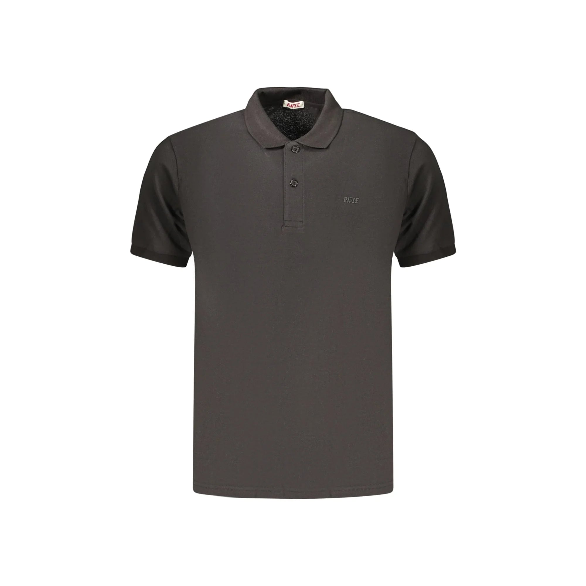 RIFLE POLO MANICHE CORTE UOMO NERO