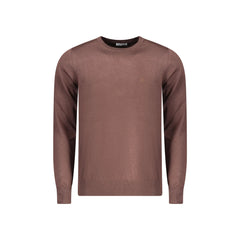 Coveri Moving Maglia Uomo Marrone Ricamo