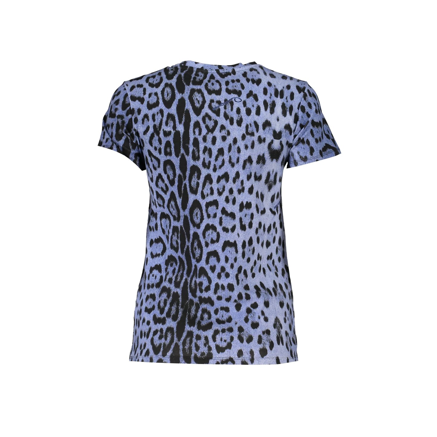 Cavalli Class T-Shirt Maniche Corte Donna Azzurra Stampa Logo azzurro - vista 2