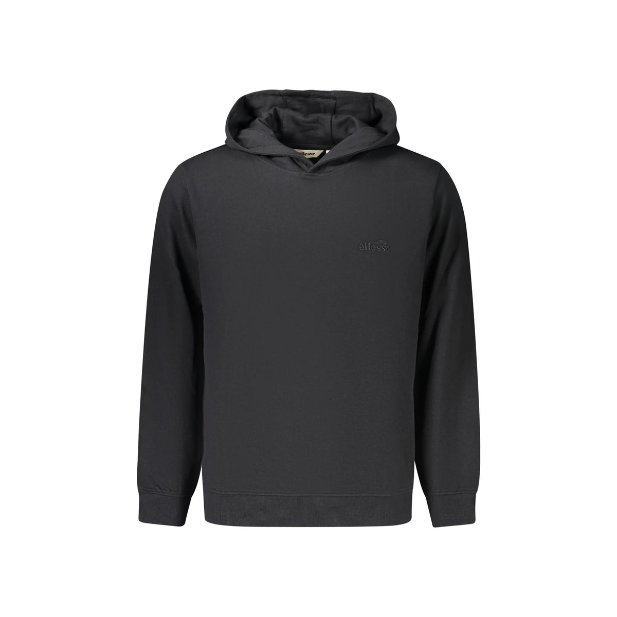 ELLESSE FELPA SENZA ZIP UOMO NERO