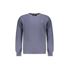 Accademia Militare Felpa Uomo Blu Girocollo Felpata Logo