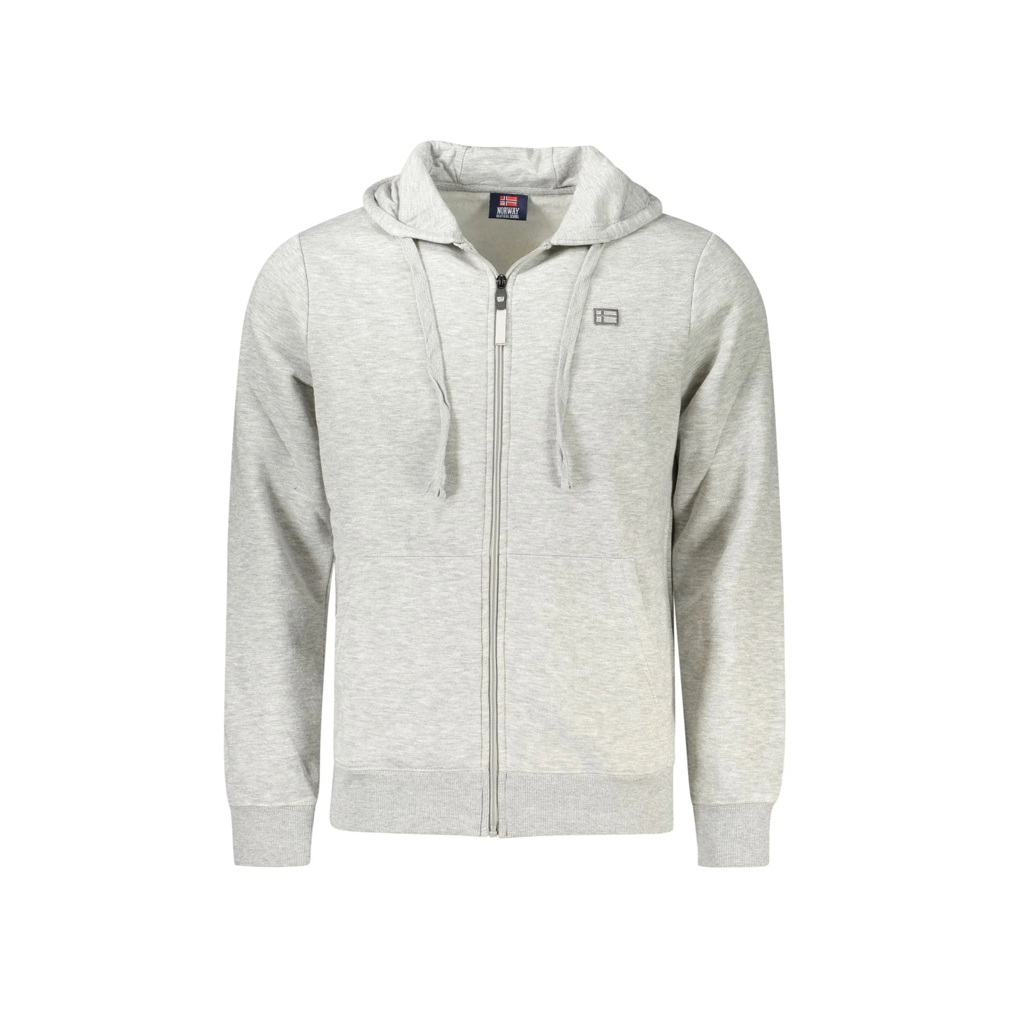 NORWAY 1963 FELPA CON ZIP UOMO GRIGIO