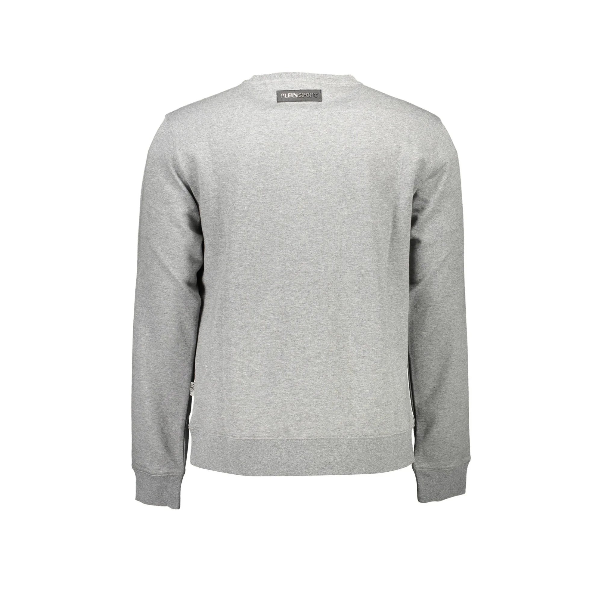 PLEIN SPORT FELPA SENZA ZIP UOMO GRIGIO