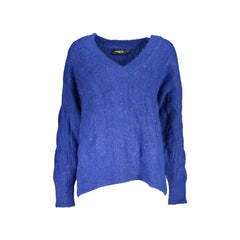 Desigual Pulôver Feminino Azul Logo