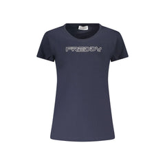 Freddy Póló Rövid Ujjú Női Kék Nyomtatott
