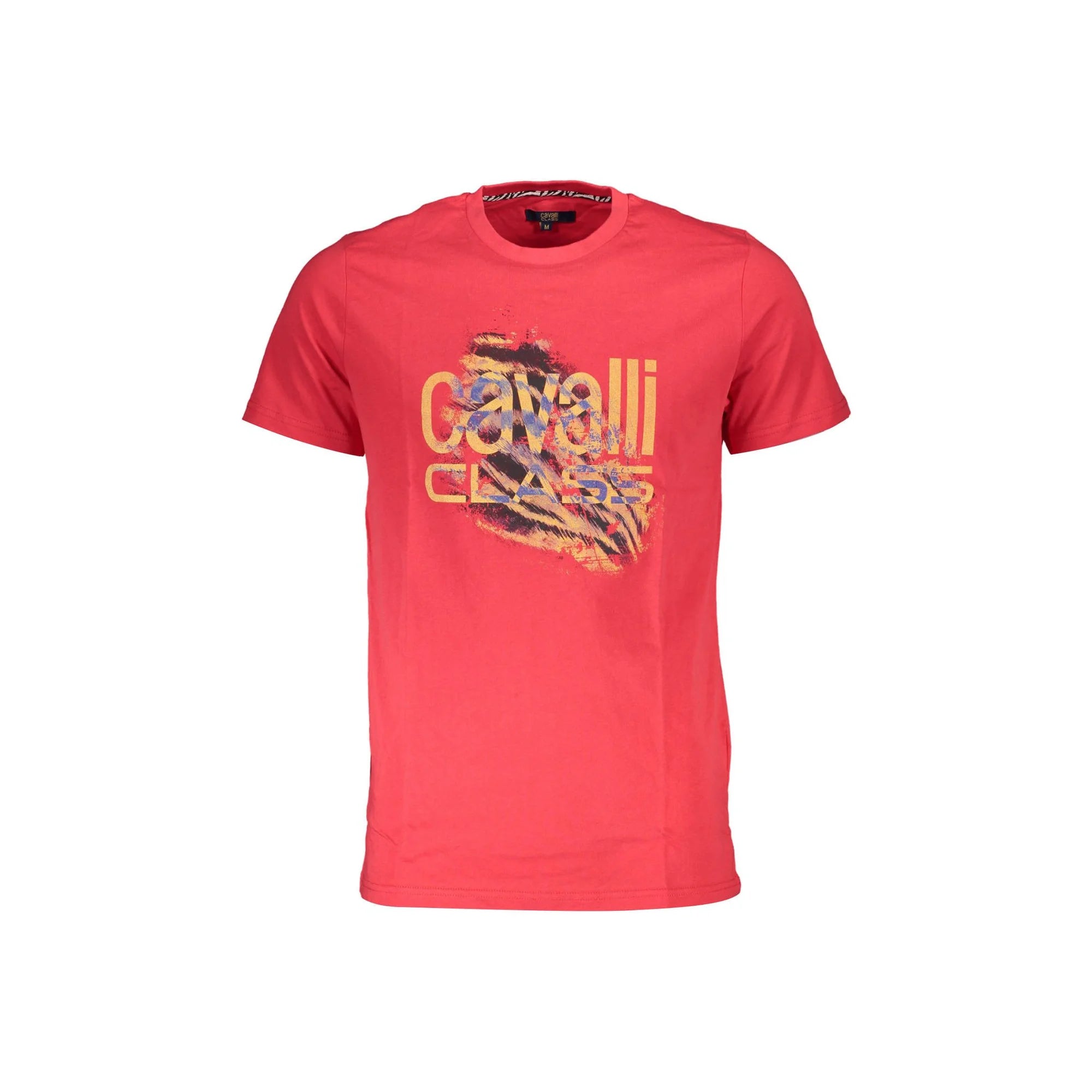 CAVALLI CLASS T-SHIRT MANICHE CORTE UOMO ROSSO