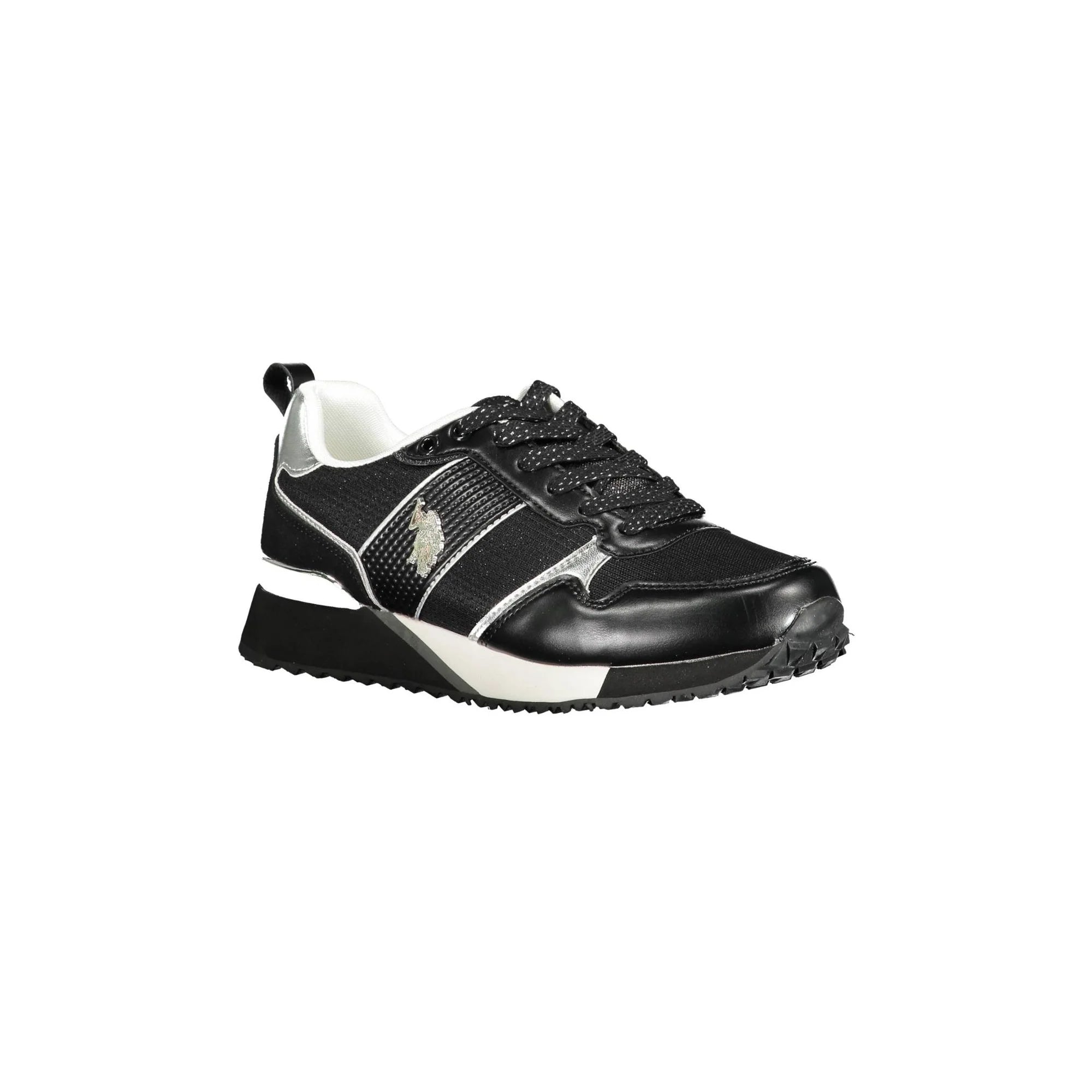 U.S. POLO ASSN. Scarpe Sneakers Donna Bianche con Lacci e Logo bianco - vista 2