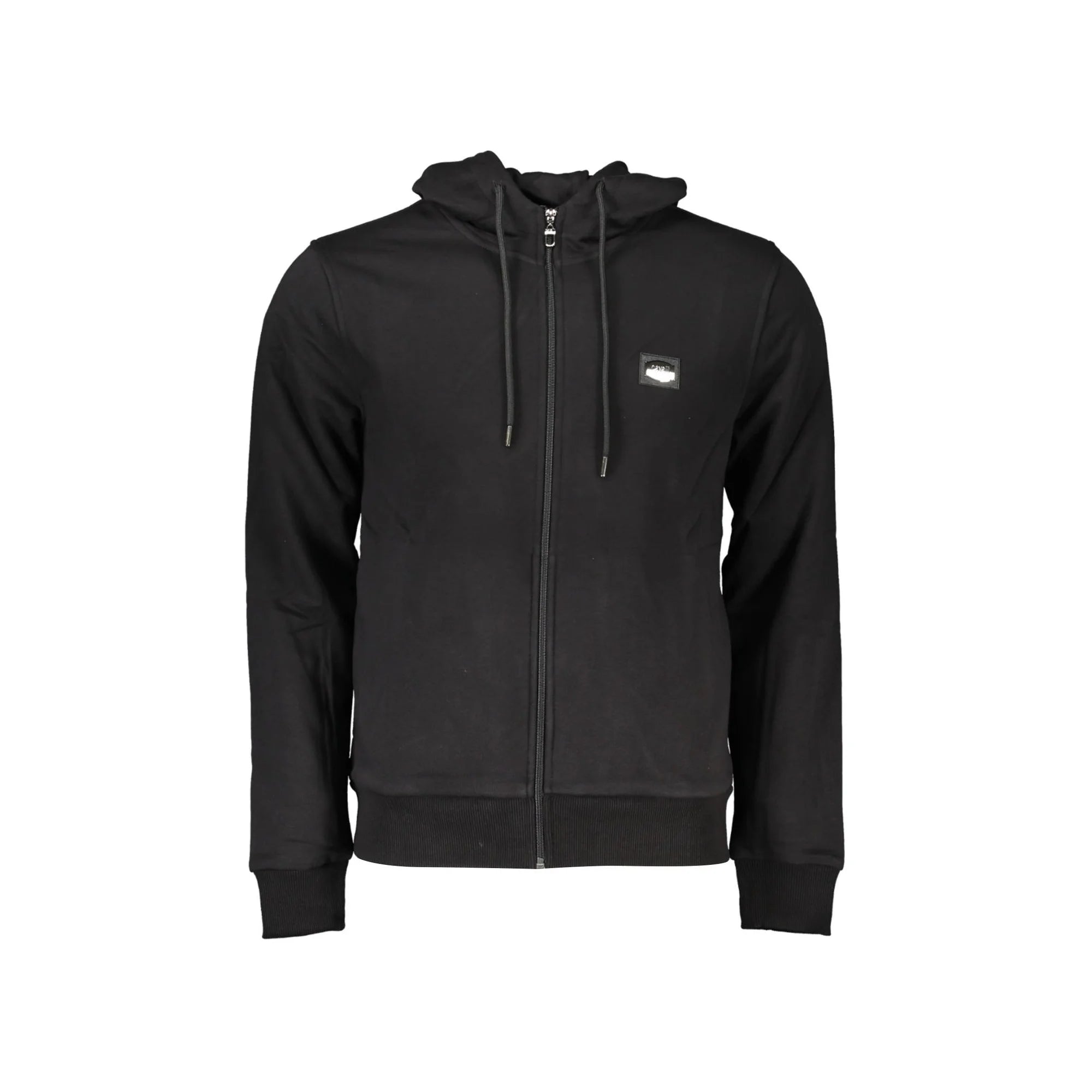 CAVALLI CLASS FELPA CON ZIP UOMO NERO