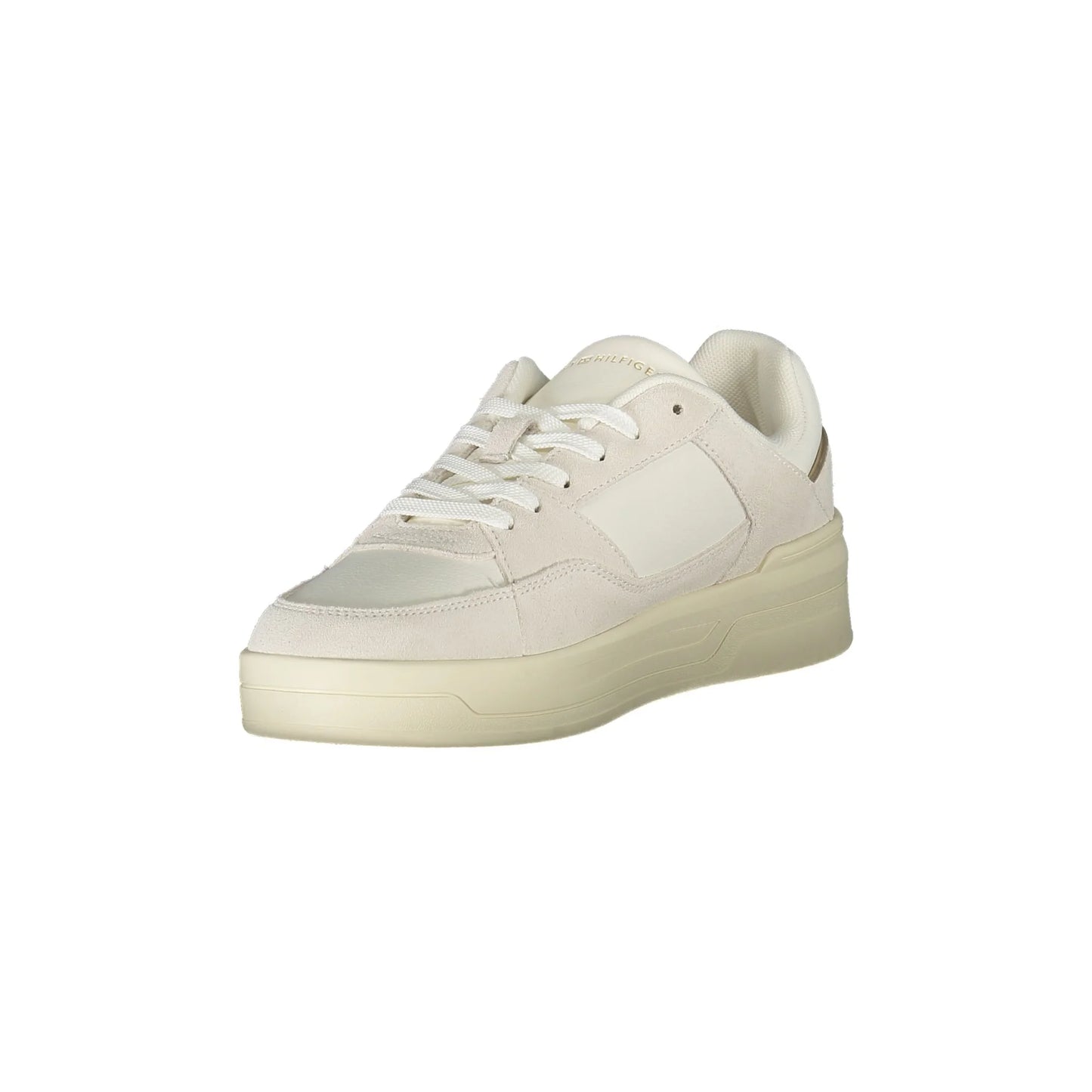 TOMMY HILFIGER Scarpe Sneakers Donna Bianche con Dettagli a Contrasto bianco - vista 3