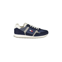 TOMMY HILFIGER αθλητικά παπούτσια Ανδρικά Μπλε με Δέσιμο και Αντίθετα Στοιχεία