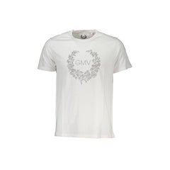 Gian Marco Venturi T-Shirt Maniche Corte Uomo Bianca Stampa