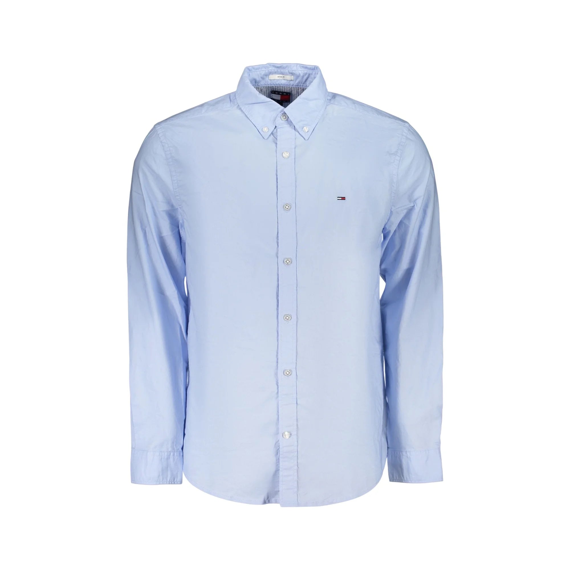 TOMMY HILFIGER CAMICIA MANICHE LUNGHE UOMO AZZURRO