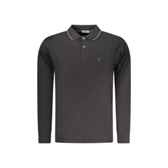 Coveri Moving Polo S Dlouhým Rukávem Černá Výšivka