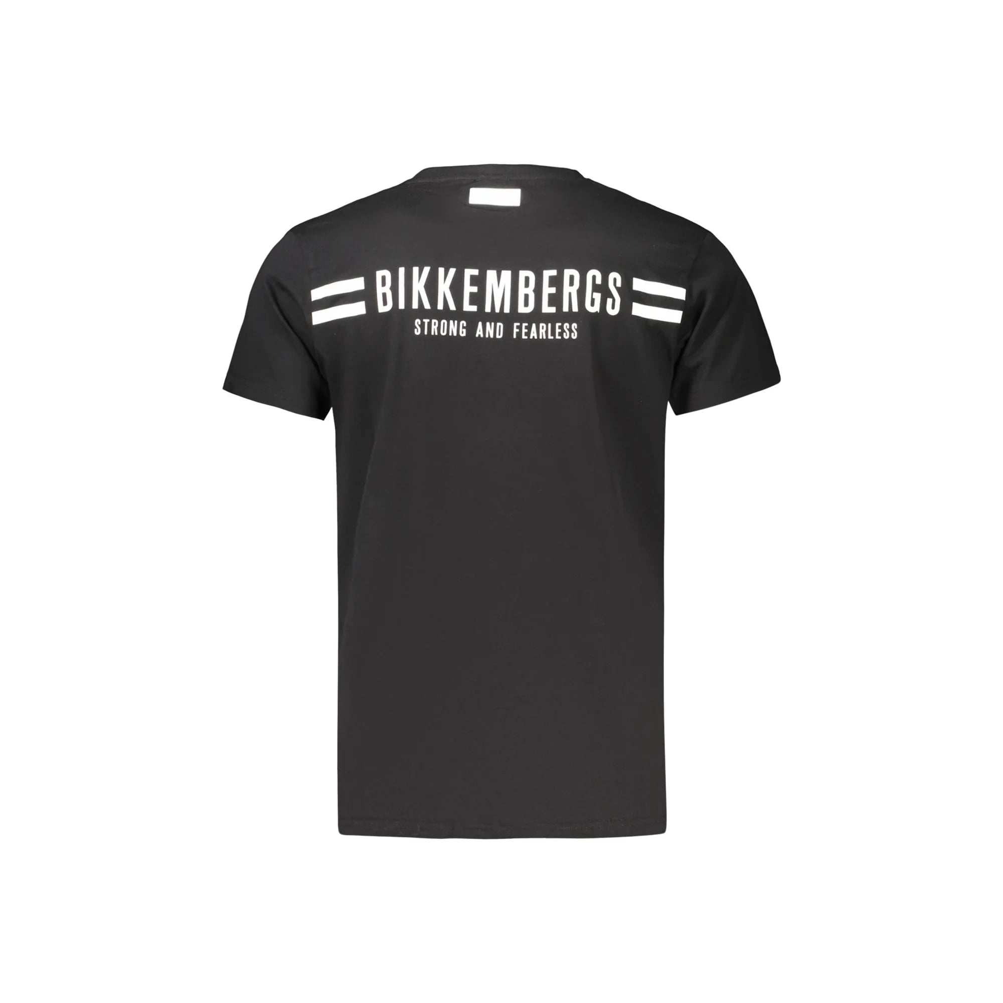 BIKKEMBERGS T-SHIRT MANICHE CORTE UOMO NERO