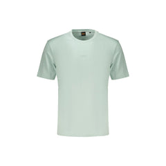 Boss T-Shirt Maniche Corte Uomo Verde Logo