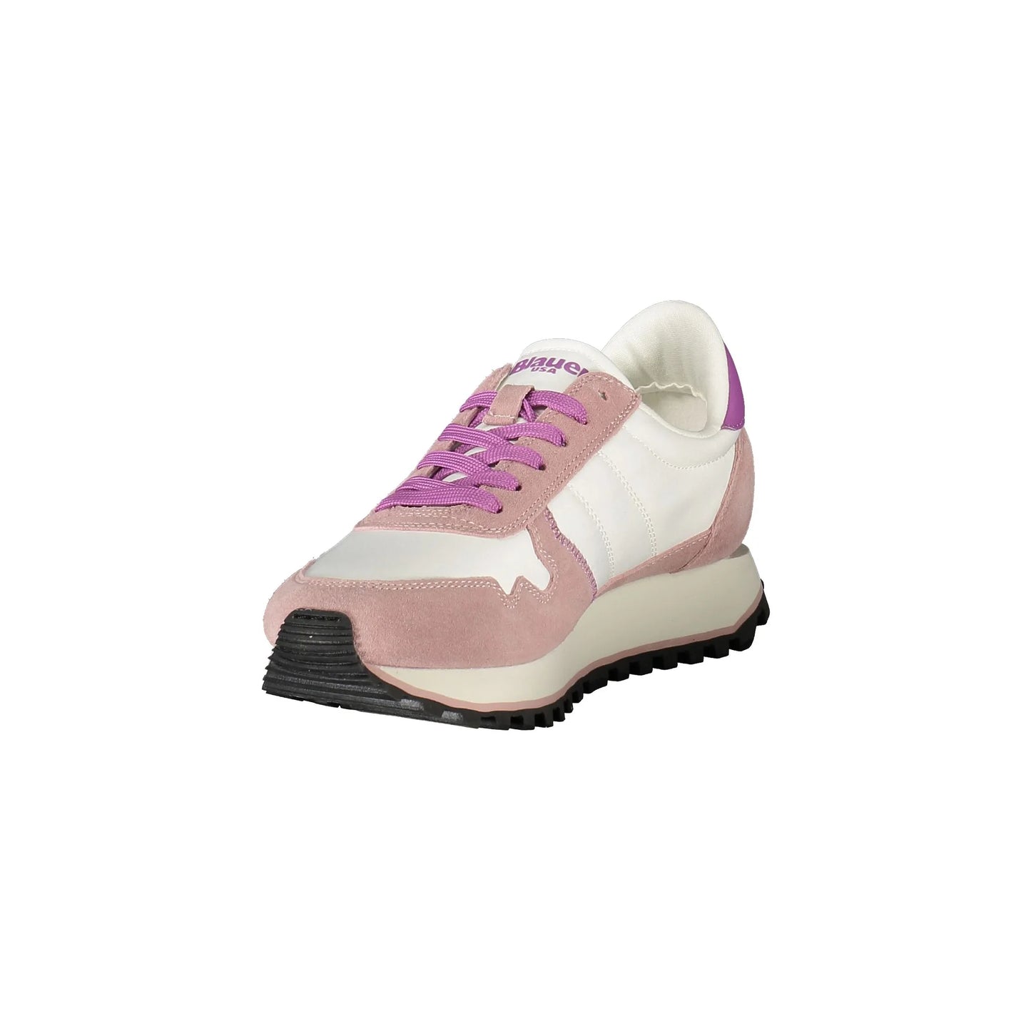 Blauer Sneakers donna bianco