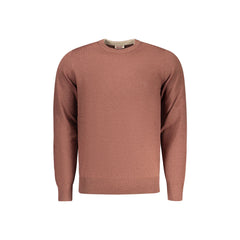 Rifle Maglia Uomo Marrone Ricamo