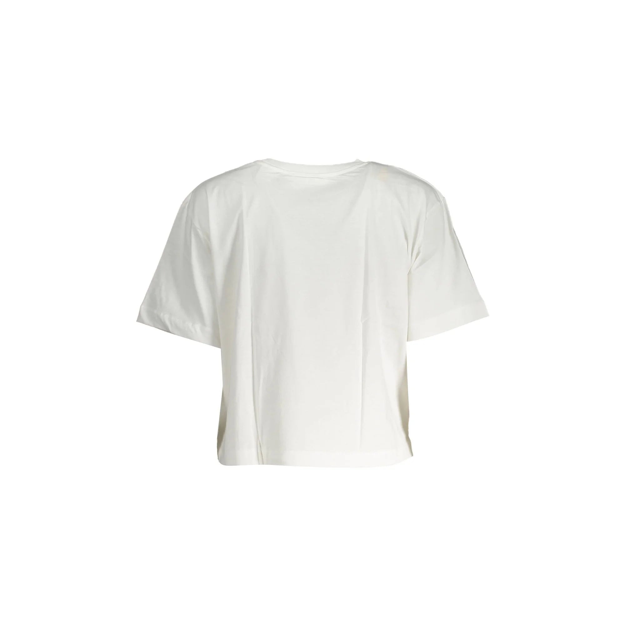 DESIGUAL T-SHIRT MANICHE CORTE DONNA BIANCO