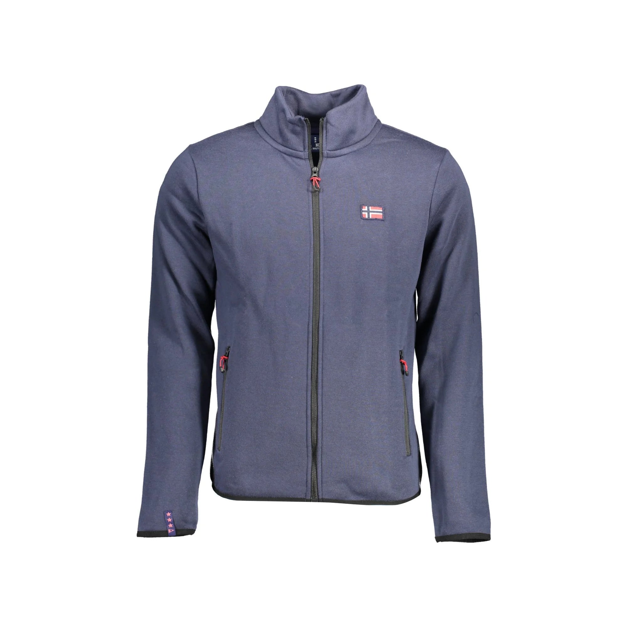 NORWAY 1963 FELPA CON ZIP UOMO BLU