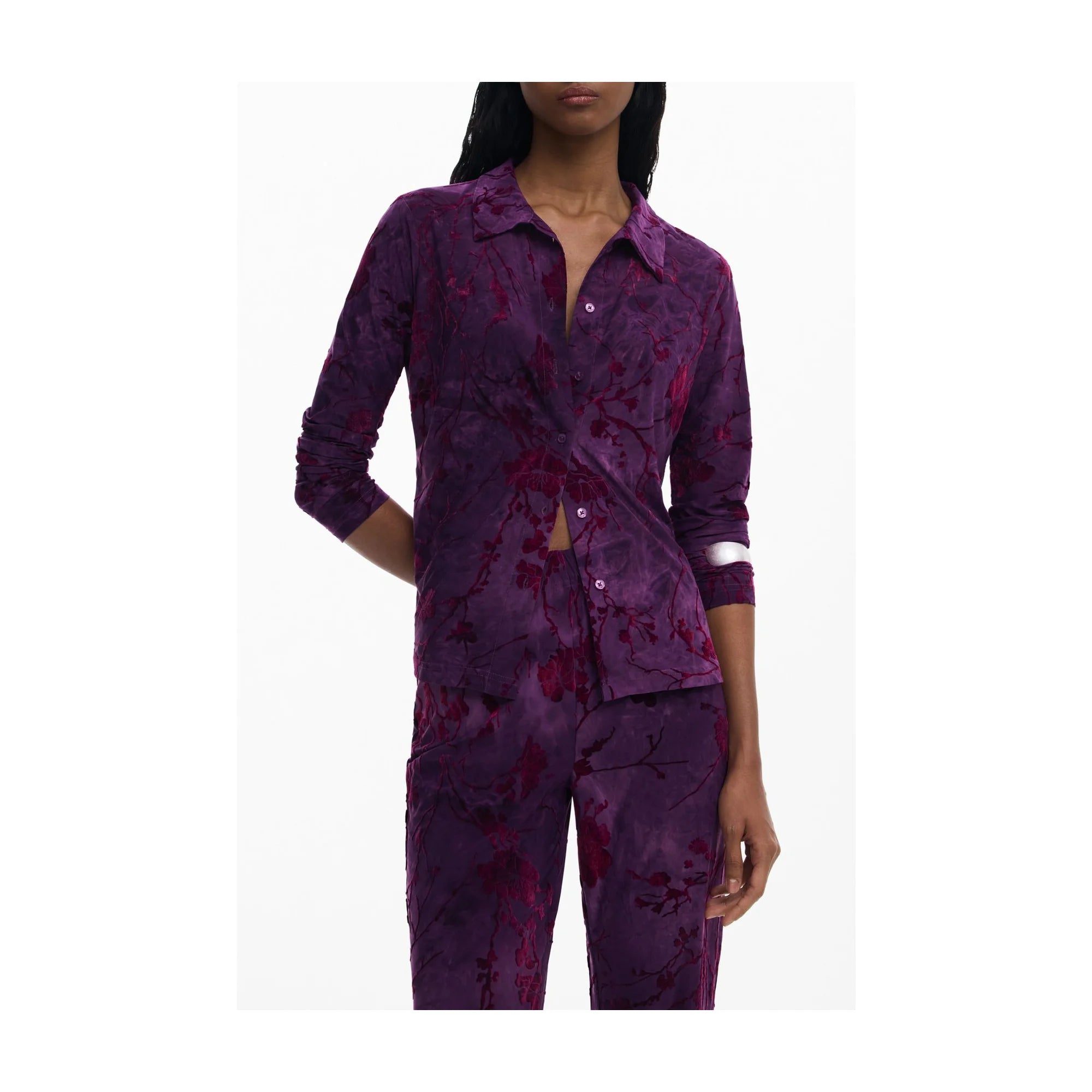 DESIGUAL PANTALONE DONNA VIOLA