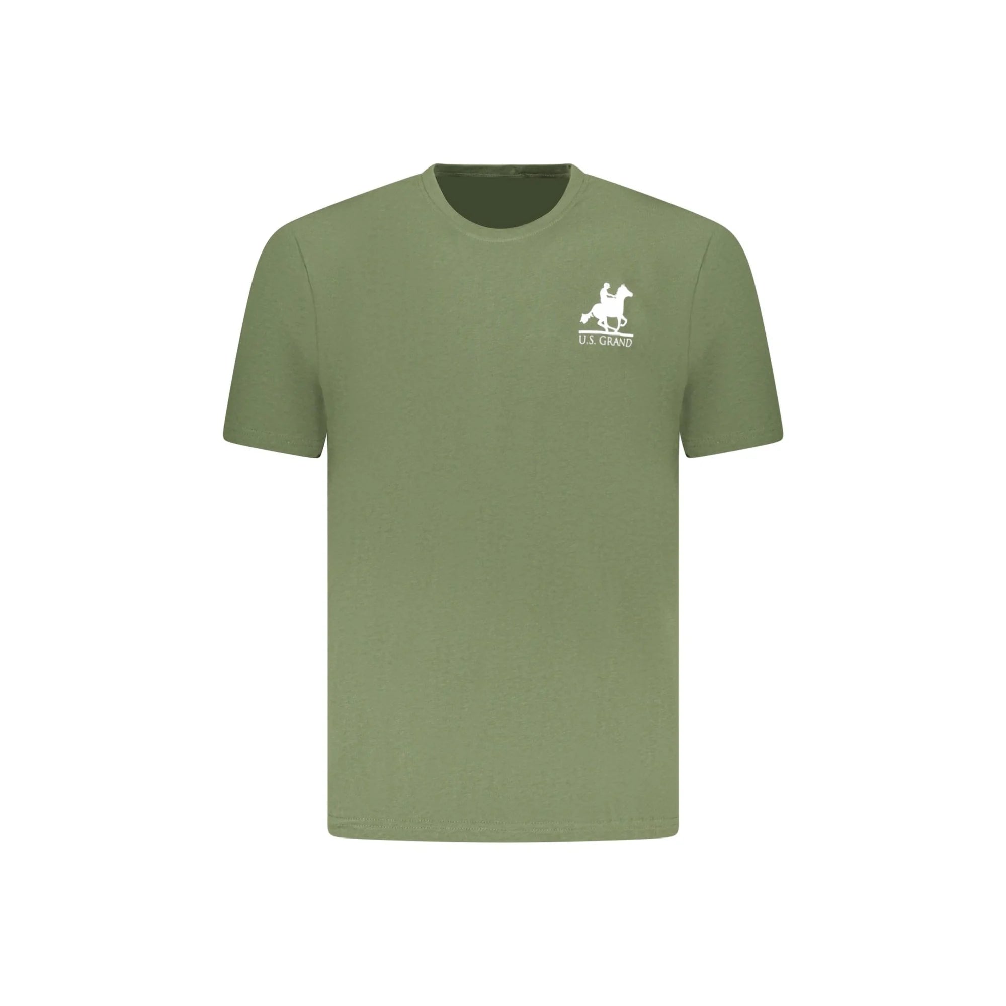U.S. GRAND POLO T-SHIRT MANICHE CORTE UOMO VERDE