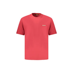 Napapijri T-Shirt Manga Curta Homem Vermelha Estampa Logo