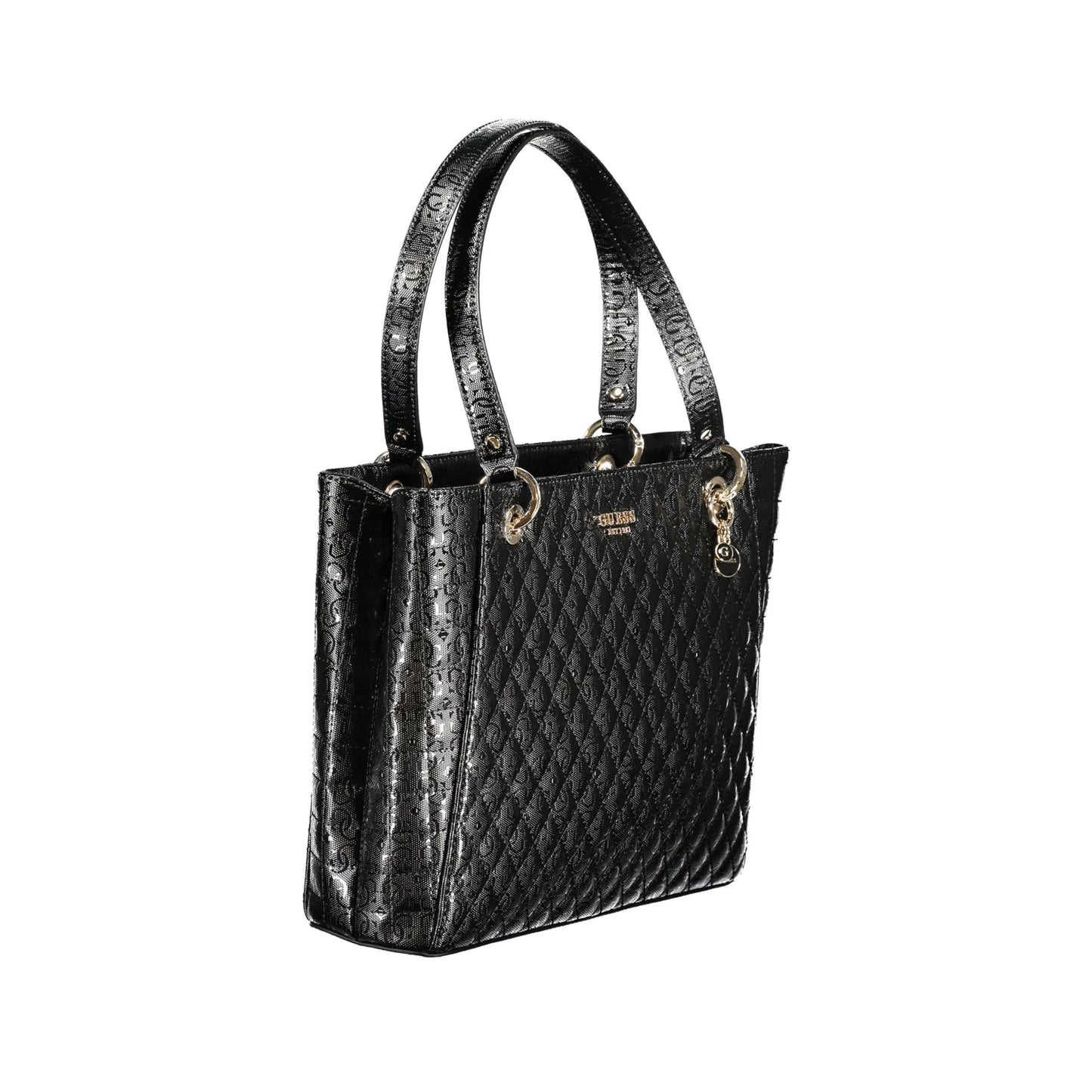 GUESS JEANS Borsa Donna a Spalla Nera Yarmilla con Scomparti e Zip Borse nero - vista 3