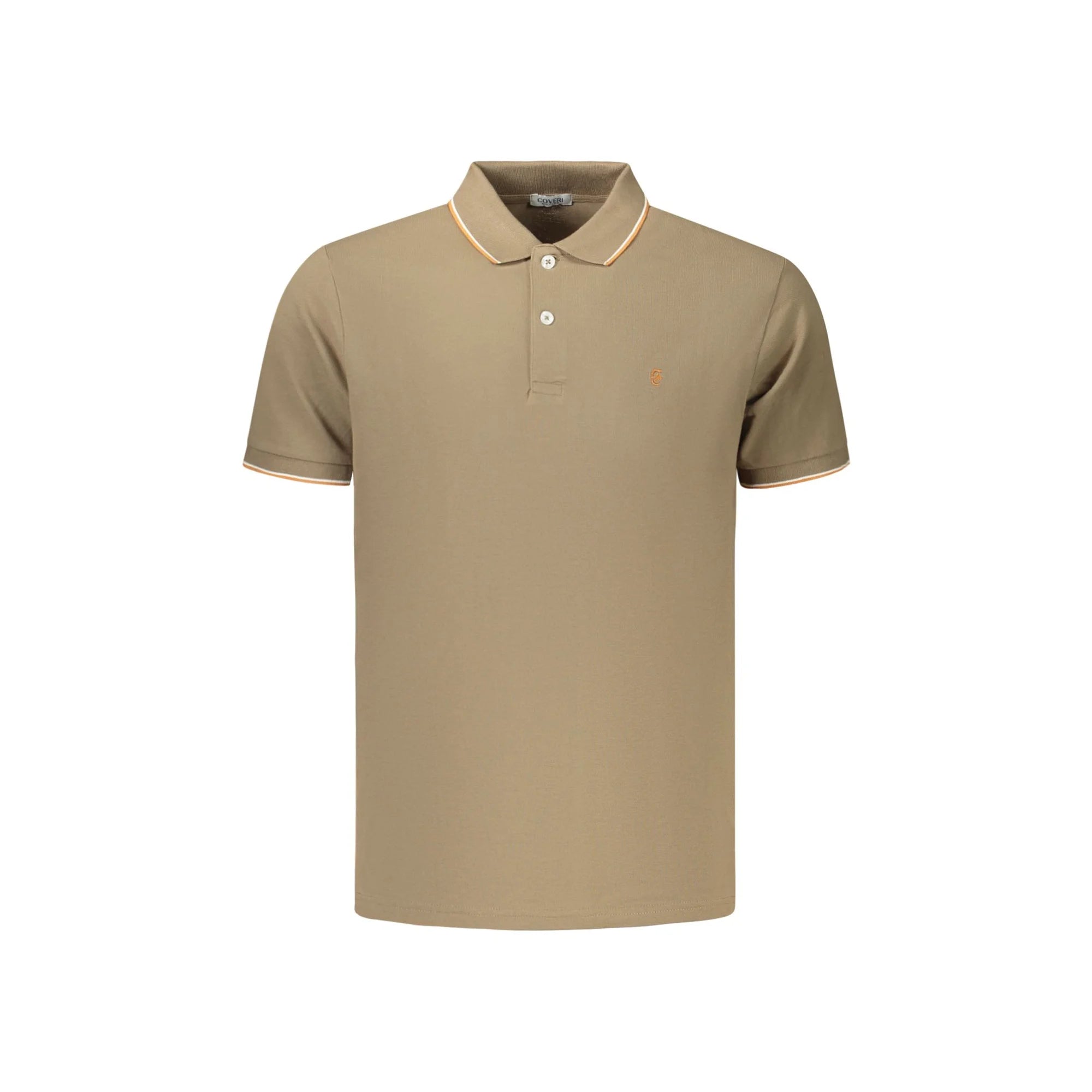 COVERI MOVING POLO MANICHE CORTE UOMO MARRONE
