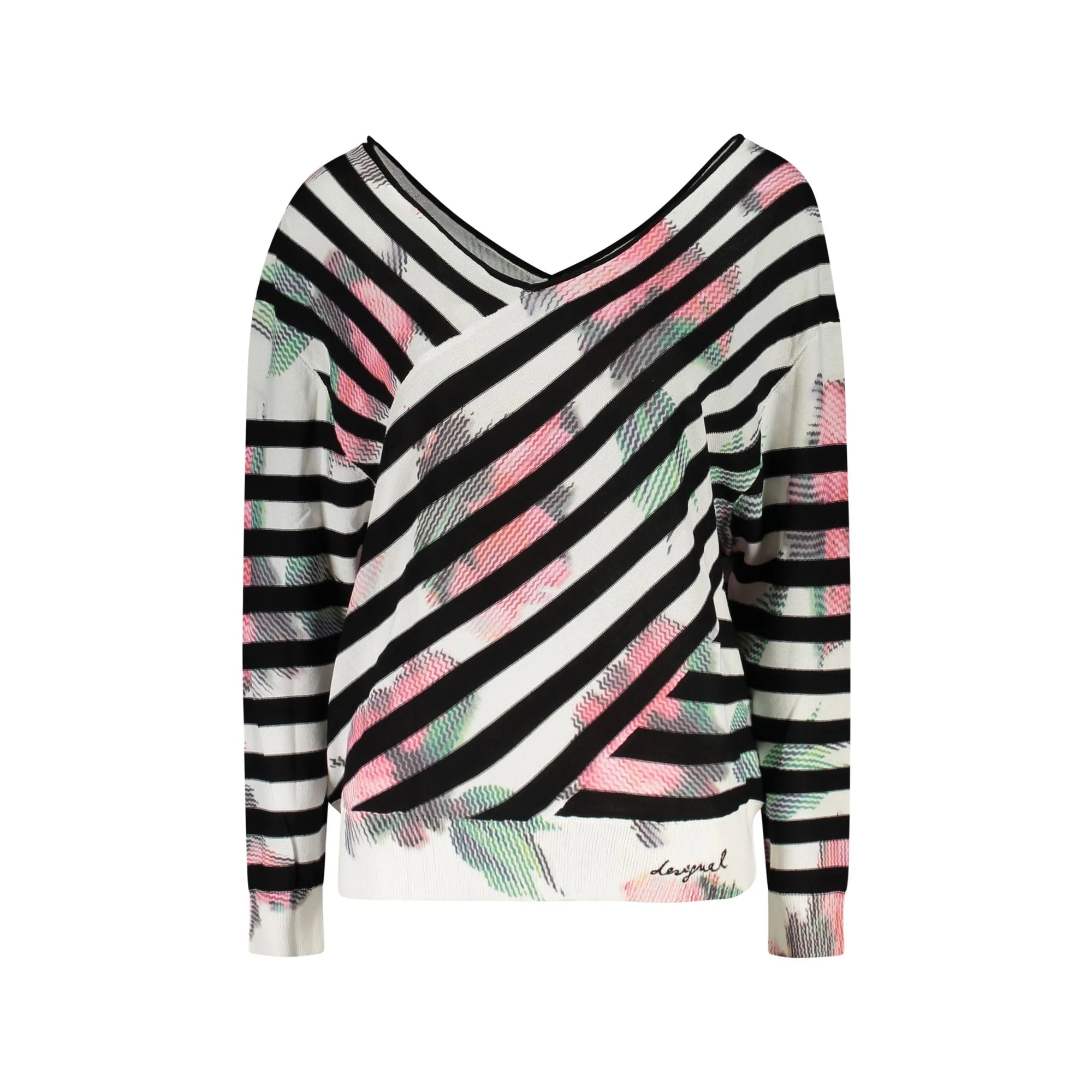 DESIGUAL MAGLIA DONNA NERO