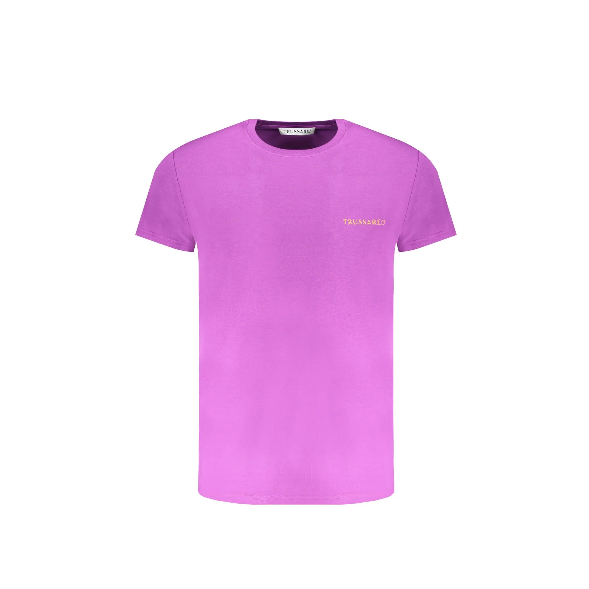 TRUSSARDI T-SHIRT MANICHE CORTE UOMO VIOLA