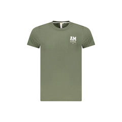 Accademia Militare T-Shirt Maniche Corte Uomo Verde Stampa