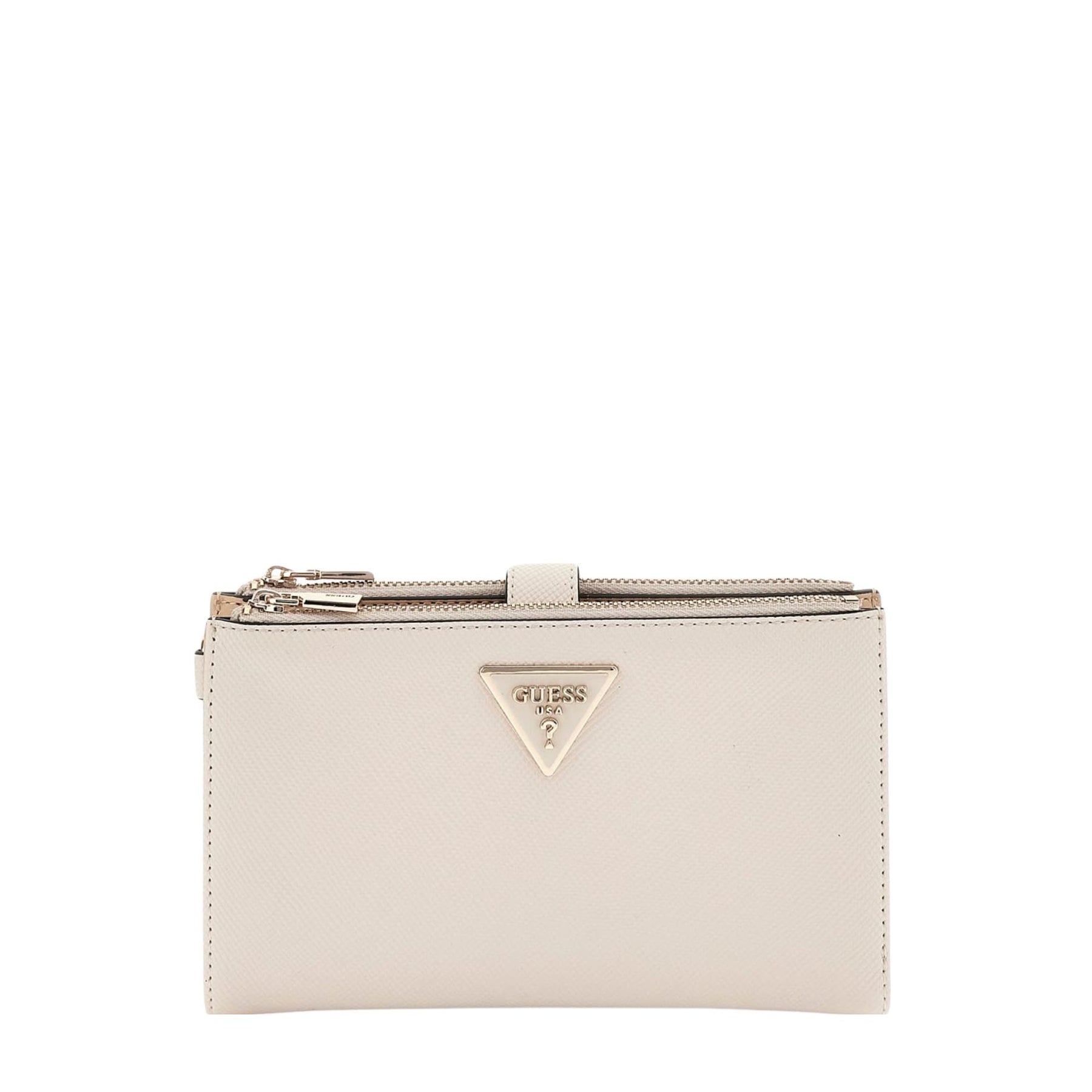 Portafoglio Donna Guess Laurel Saffiano con Doppia Zip