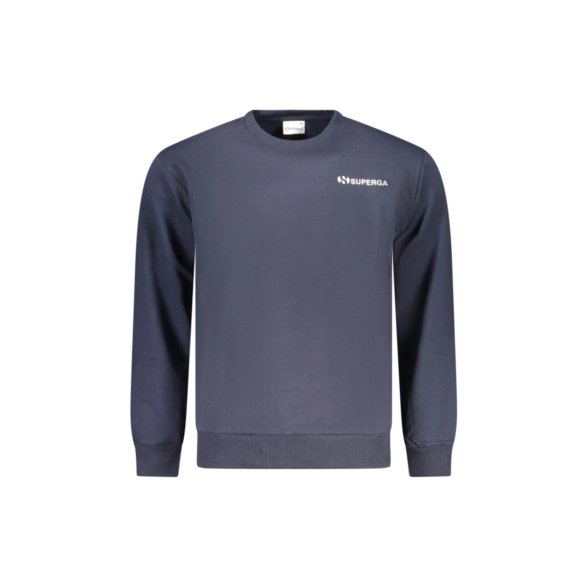 SUPERGA FELPA SENZA ZIP UOMO BLU