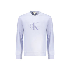 Calvin Klein Long Sleeve Sweatshirt Men Purple Print